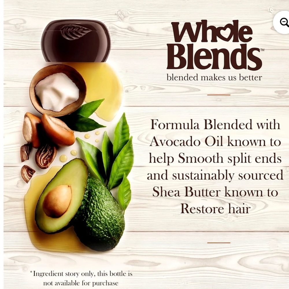 Garnier Whole Blends Avocado Oil & Shea Butter Conditioner - Picture 2 of 2